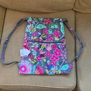 Disney Vera Bradley Cinch Backpack NWT